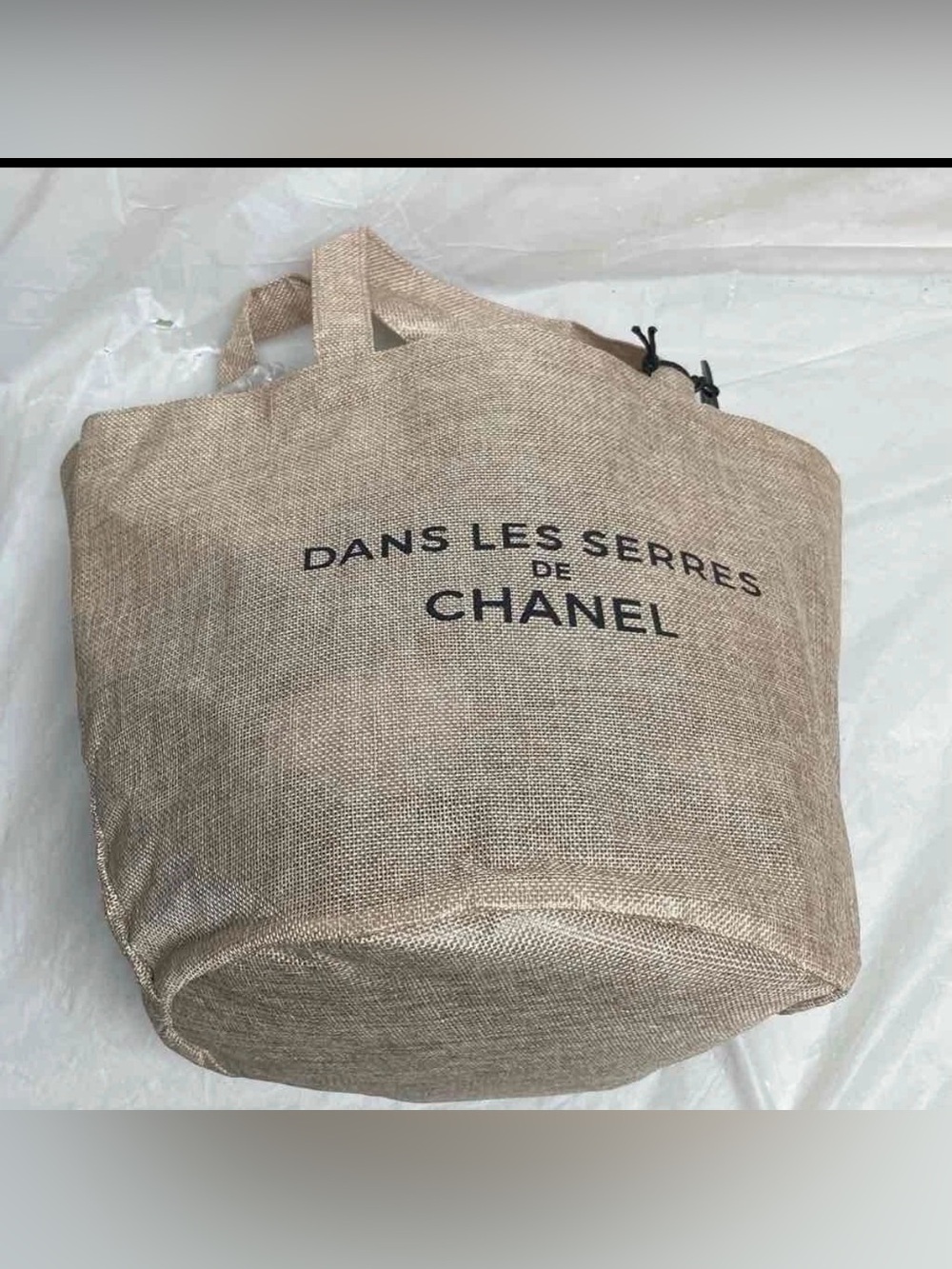 CHANEL Novelty Tote Bag Dans Les Serres Event Ladies Camellia present w/CC JAPAN - Picture 3 of 4